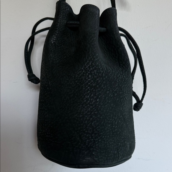 Coach Green Vintage SonomaTextured Leather Drawstring Bag